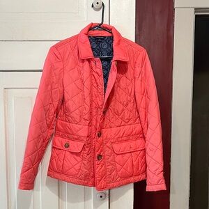 Lands' End Quilted Pink Jacket